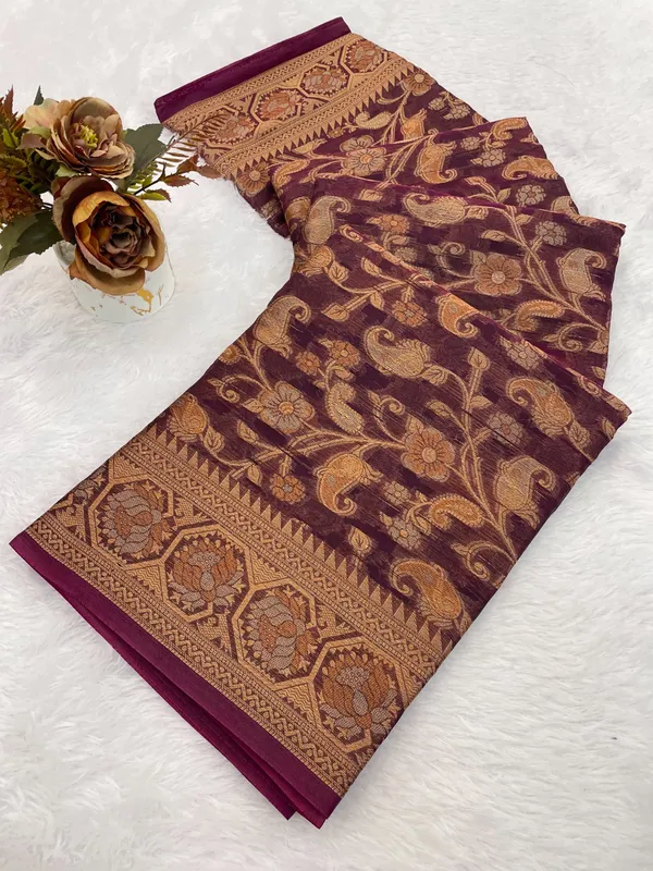 Exquisite_Organza_Traditional_Saree