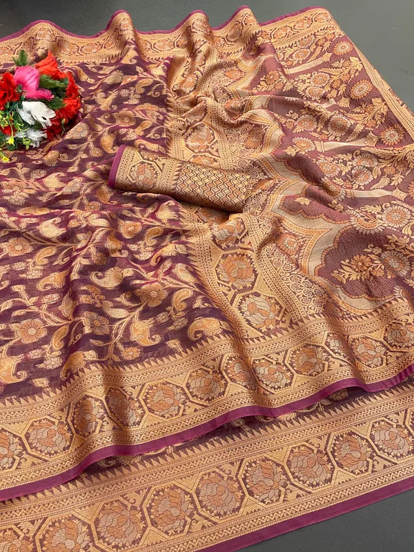 Exquisite_Organza_Traditional_Saree