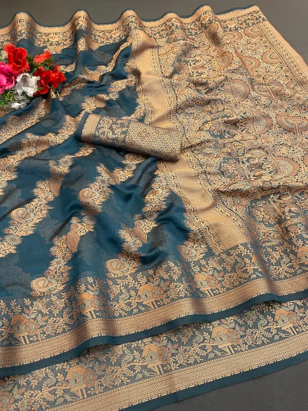 Elegant_Organza_Weaving_Saree_-_Designer_Border_and_All-Over_Pattern