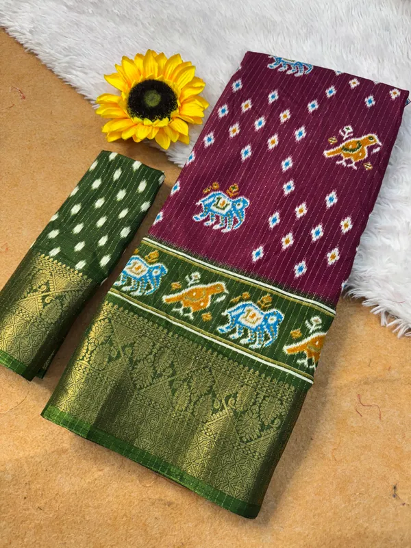 Designer_Dola_Jaquard_Saree_with_Reco_Jari_and_Patola-Inspired_Print