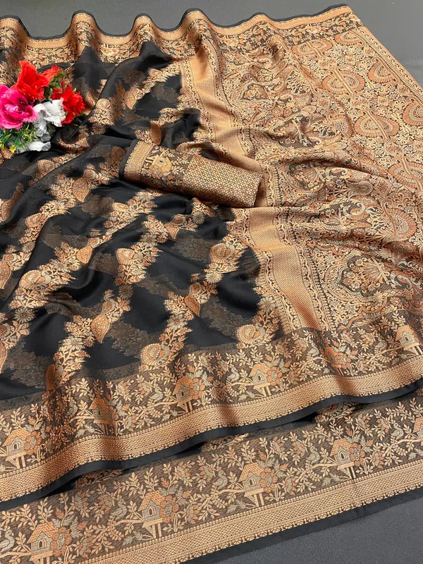 Elegant_Organza_Weaving_Saree_-_Designer_Border_and_All-Over_Pattern