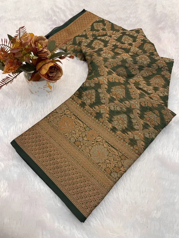Luxurious_Organza_Saree_Collection_-_Woven_Border_and_Concept_Blouse_Piece