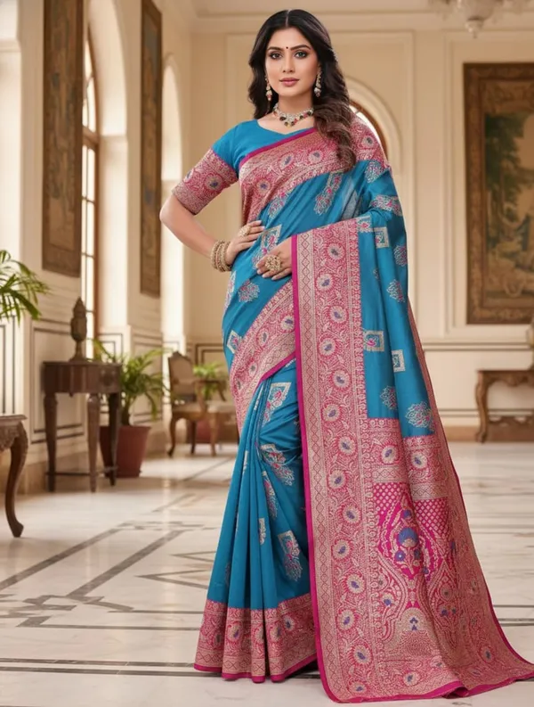 Exquisite_Pethani_Silk_Saree:_A_Weaving_Masterpiece