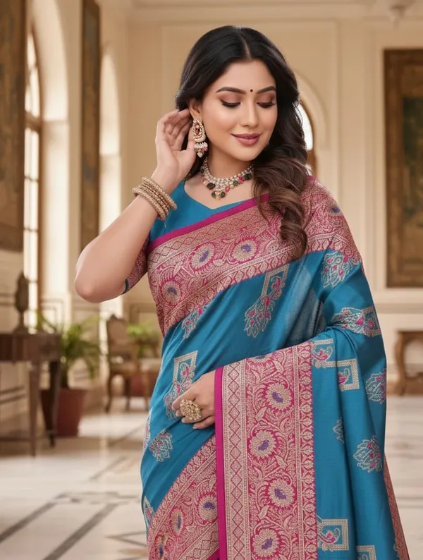 Exquisite_Pethani_Silk_Saree:_A_Weaving_Masterpiece