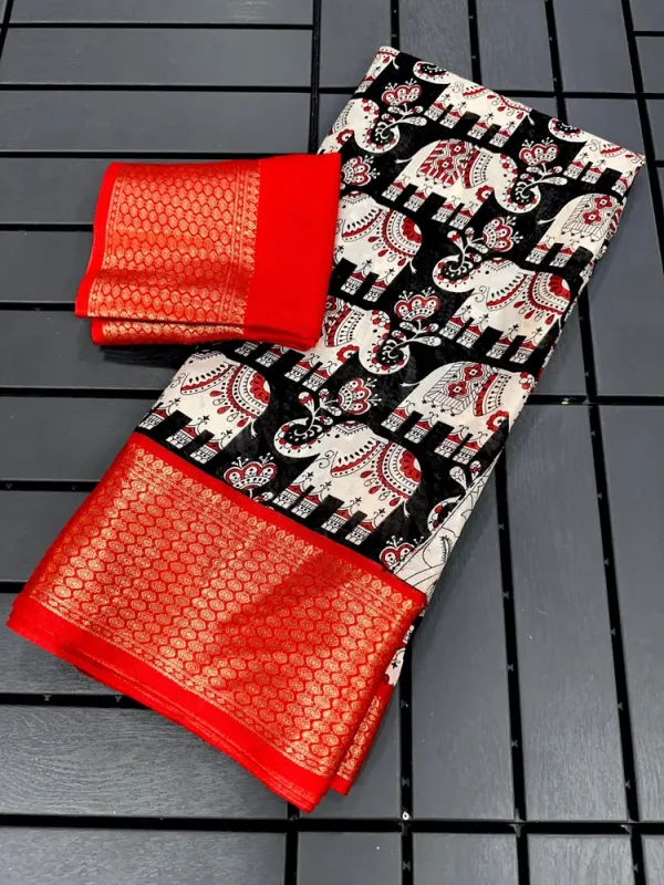 Premium_Dola_Silk_Saree:_Elephant_Pattern_Body_with_Artisan-Inspired_Narrative_Pallu