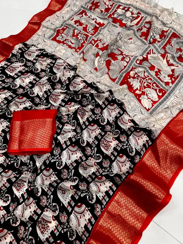 Premium_Dola_Silk_Saree:_Elephant_Pattern_Body_with_Artisan-Inspired_Narrative_Pallu