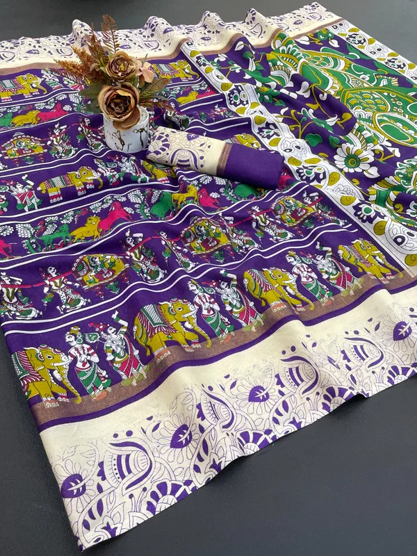 Exquisite_Mull_Mull_Banarasi_Pattu_Saree