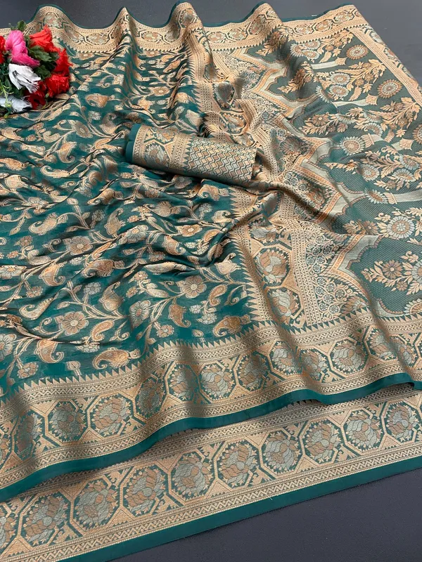 Exquisite_Organza_Traditional_Saree