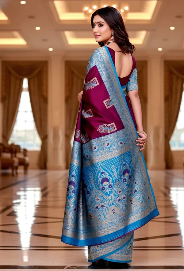 Exquisite_Pethani_Silk_Saree:_A_Weaving_Masterpiece