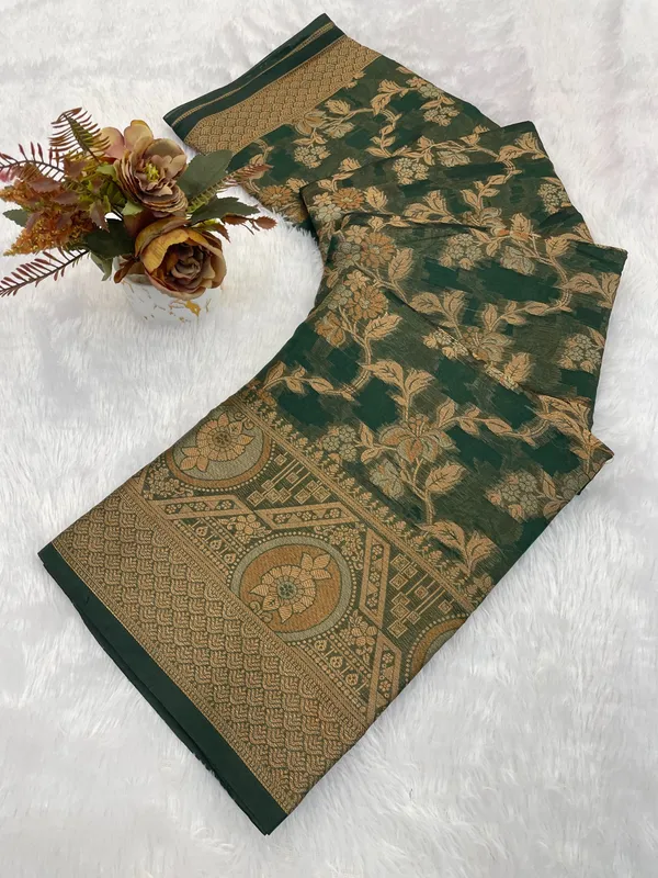 Traditional_Jaal_Pattern_Organza_Designer_Saree