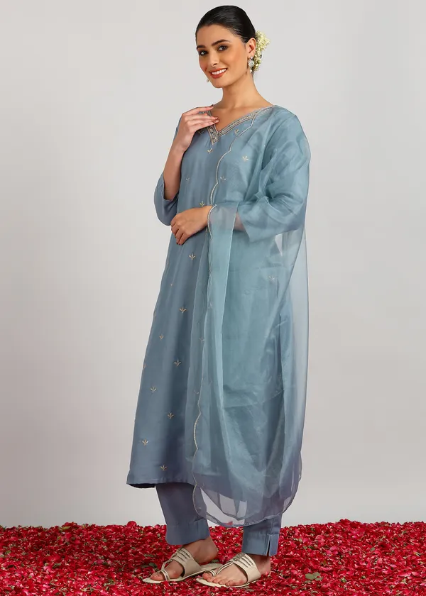 Sky_Grey_Embroidered_Kurta_Set_With_Dupatta_For_Women