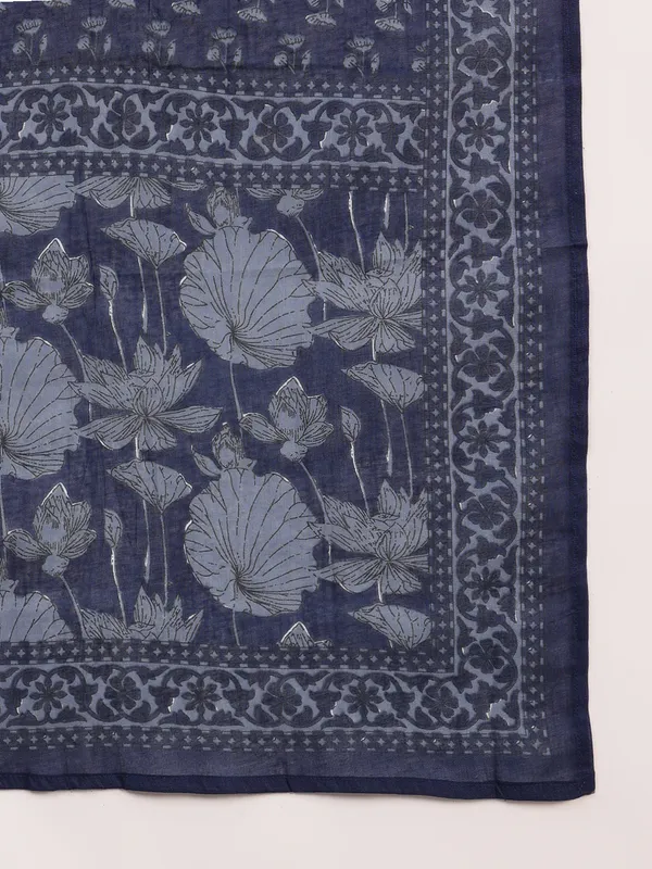 Blue_Floral_Printed_Cotton_Straight_Kurta_With_Trouser_&_Dupatta_For_Women__|_Premium_Kurta_Set_For_Daily_Wear