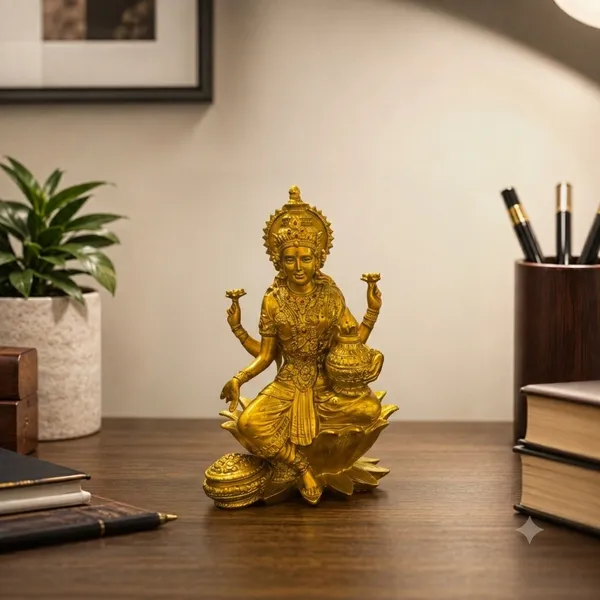 Golden_Laxmi_Idol_Murti_For_Diwali,_Home_Decor_&_Gifting