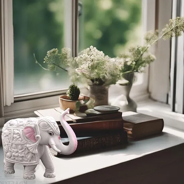 Pack_of_2_White_Elephant_Showpieces_for_Home_Decor_–_Marble_Resin_Elephant_Statue_for_Living_Room,_Table,_Shelf,_Vastu,_Feng_Shui,_Office_Decor_&_Gifting