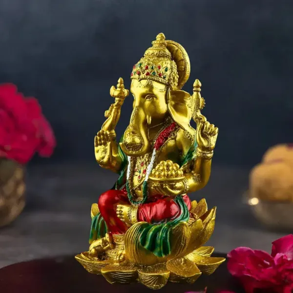 Red_God_Ganeshji_Idol_Murti_for_Diwali_Pooja,_Home_Decor_&_Gifting