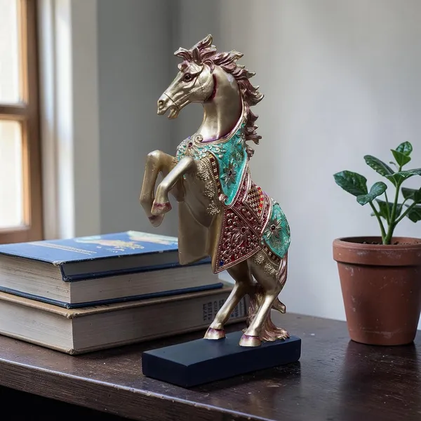 Royal_Bejeweled_Majestic_Horse_Showpiece_Statue_for_Home_Decor_|_Vastu_Symbol_of_Power_Success_|_Living_Room_Office_Decor_Gift_(15x10_inch)
