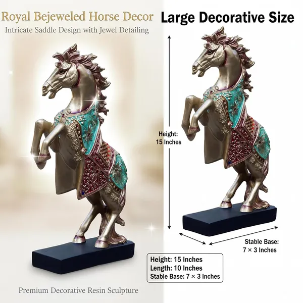 Royal_Bejeweled_Majestic_Horse_Showpiece_Statue_for_Home_Decor_|_Vastu_Symbol_of_Power_Success_|_Living_Room_Office_Decor_Gift_(15x10_inch)