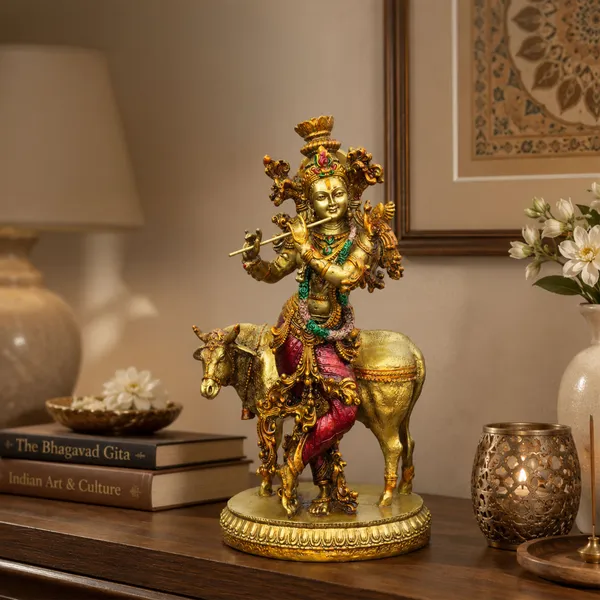 Vrindavan_Harmony_–_Premium_Lord_Krishna_with_Sacred_Cow_Resin_Sculpture_|_Luxury_Spiritual_Home_Décor