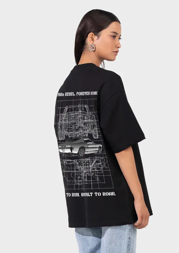 Black_1960_Rebel_Cotton_Oversize_T-Shirt_For_Unisex