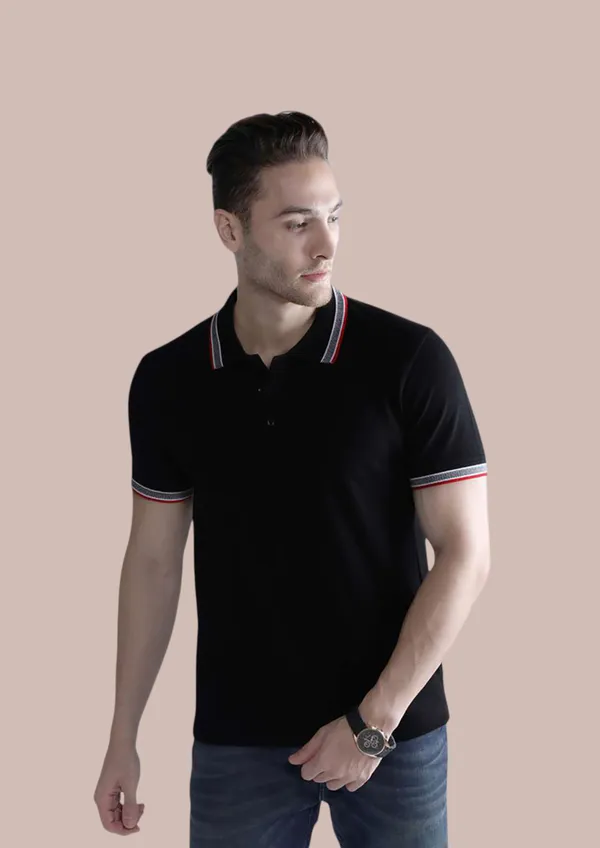 Black_Wild_Star_Cotton_Premium_&_Elegant_Polo_T-Shirt_For_Unisex