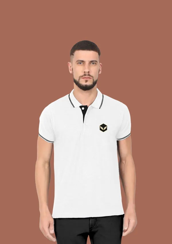 White_Tipping_Cotton_Premium_&_Elegant_Polo_T-Shirt_For_Unisex