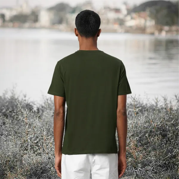 Military-Green_Aadat_Se_Majboor_Cotton_Premium_&_Elegant_Regular_T-Shirt_For_Unisex