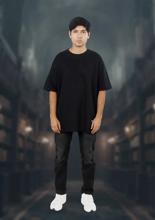 Black_Baroque_Skull_Cotton_Oversized_T-Shirt_For_Unisex