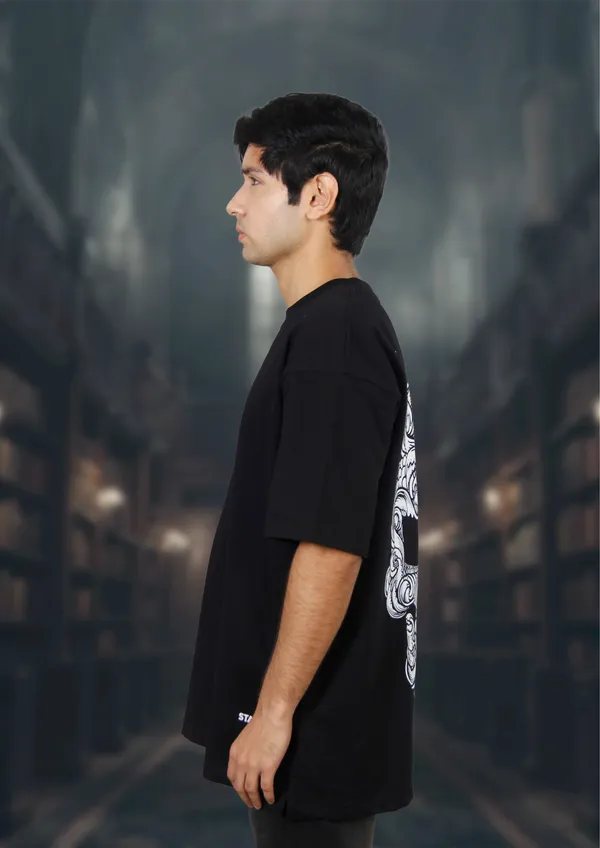 Black_Baroque_Skull_Cotton_Oversized_T-Shirt_For_Unisex