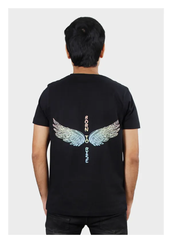 Black_Born_to_Rise_Cotton_Regular_T-Shirt_For_Unisex