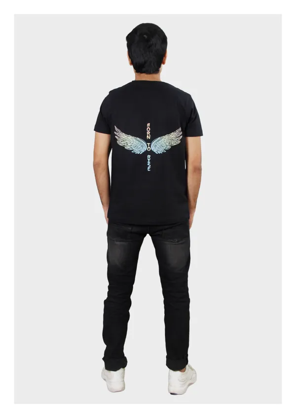 Black_Born_to_Rise_Cotton_Regular_T-Shirt_For_Unisex