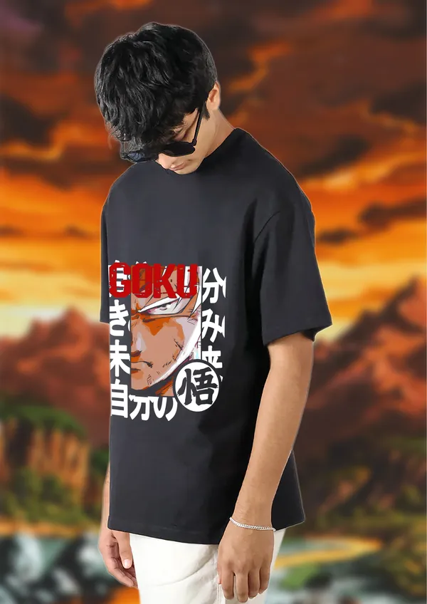 Black_Dragon_Ball_Z_Goku_Red_Typography_Edition_Cotton_Premium_&_Elegant_Oversize_T-Shirt_For_Unisex
