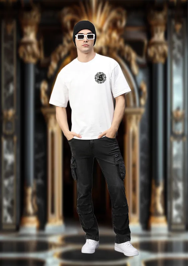 White_Holy_Boroque_Cotton_Oversized_T-Shirt_For_Unisex