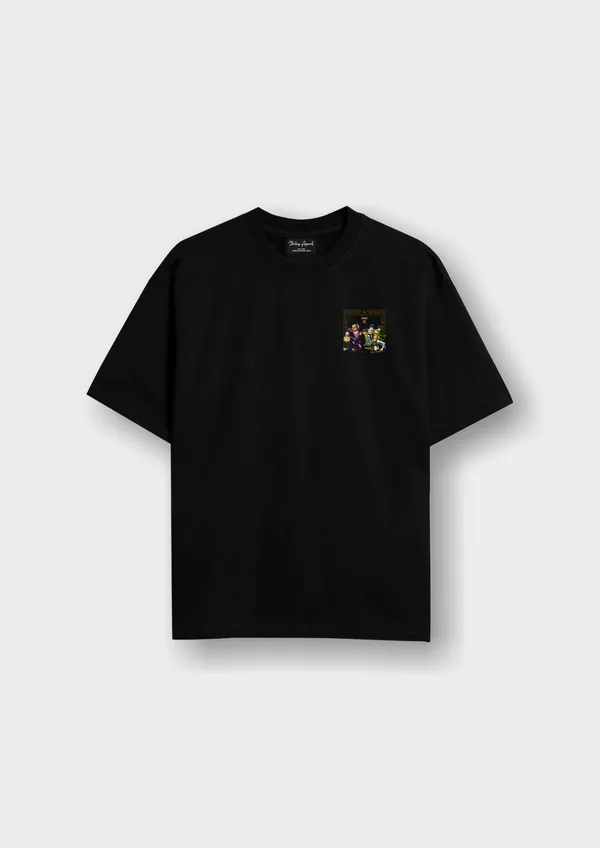 Black_JoJo's_Bizzare_Adventure_Heroes_Edition_Cotton_Premium_&_Elegant_Oversize_T-Shirt_For_Unisex