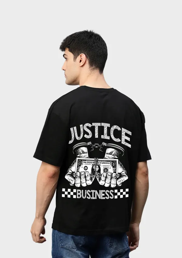 Black_Justice_Business_Cotton_Oversized_T-Shirt_For_Unisex