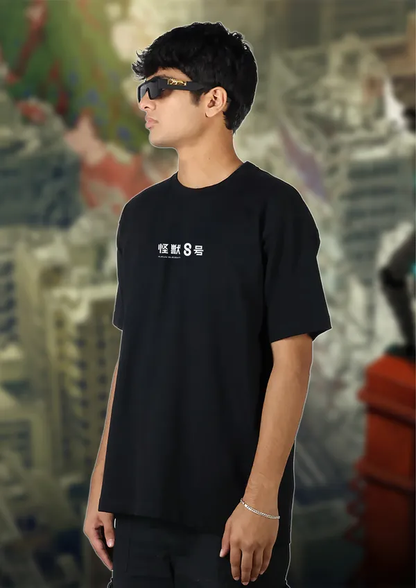 Black_Kaiju_No._8_Soshiro_Hoshina_Edition_Cotton_Premium_&_Elegant_Oversize_T-Shirt_For_Unisex