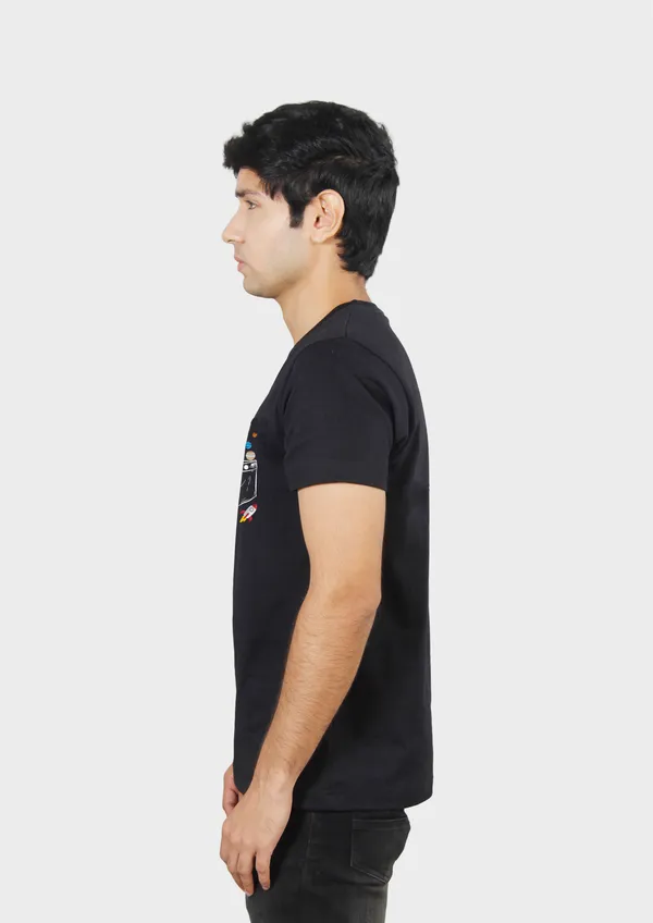 Black_Pocket_Universe_Cotton_Regular_Fit_T-Shirt_For_Unisex