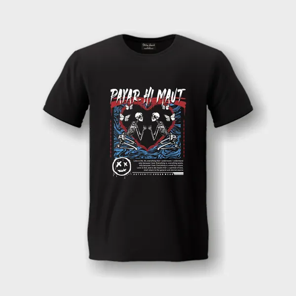 Black_Pyar_Hi_Maut_Cotton_Premium_&_Elegant_Regular_T-Shirt_For_Unisex