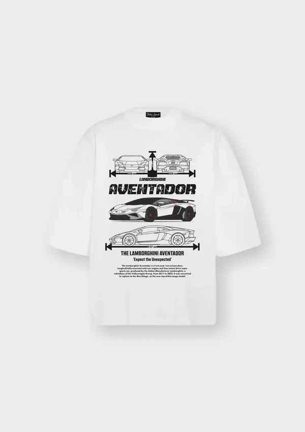 White_Raging_Bull_Spec_Cotton_Oversize_T-Shirt_For_Unisex