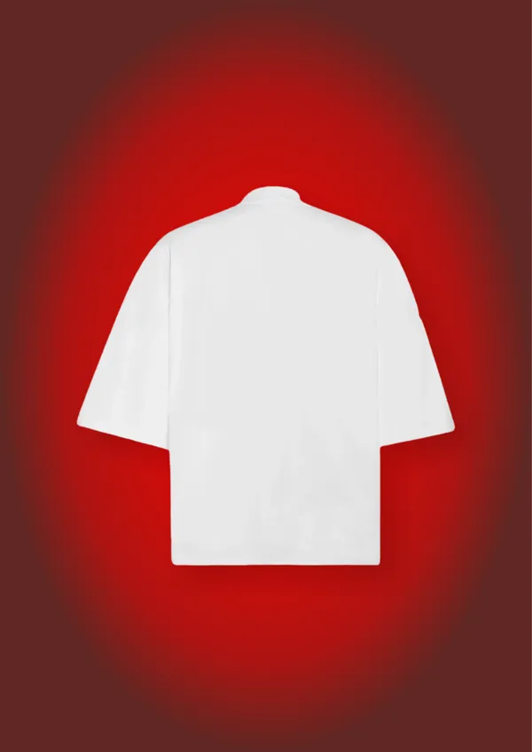 White_Red_Bull_Charge_Cotton_Oversize_T-Shirt_For_Unisex