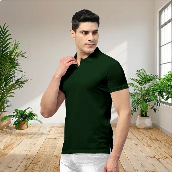 Military-Green_Solid_Cotton_Premium_&_Elegant_Polo_T-Shirt_For_Unisex
