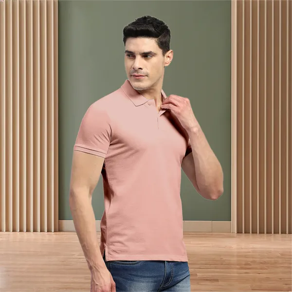 Pink_Solid_Cotton_Premium_&_Elegant_Polo_T-Shirt_For_Unisex