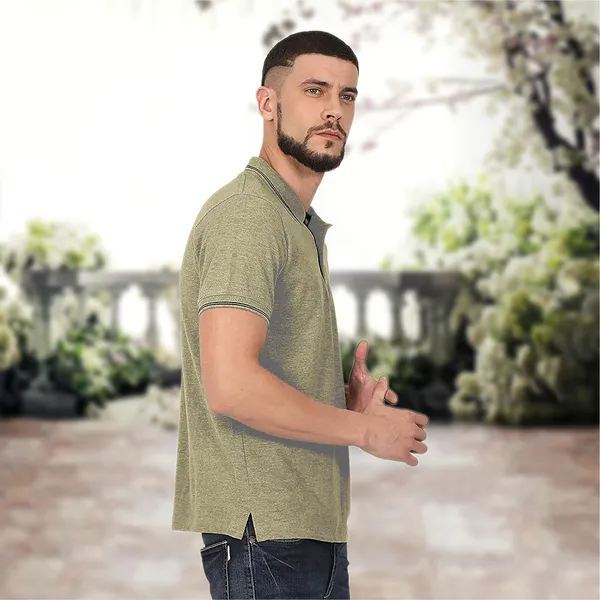 Beige_Tipping_Cotton_Premium_&_Elegant_Polo_T-Shirt_For_Unisex