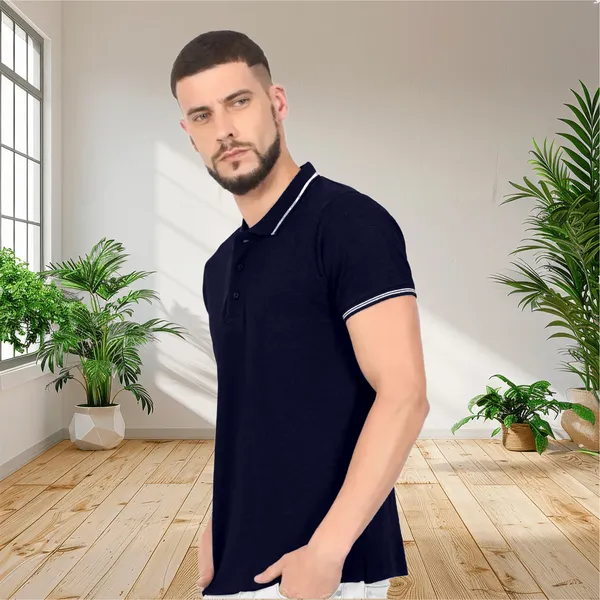 Navy-Blue_Tipping_Cotton_Premium_&_Elegant_Polo_T-Shirt_For_Unisex