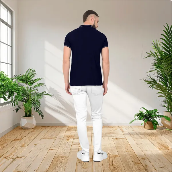 Navy-Blue_Tipping_Cotton_Premium_&_Elegant_Polo_T-Shirt_For_Unisex