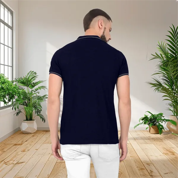 Navy-Blue_Tipping_Cotton_Premium_&_Elegant_Polo_T-Shirt_For_Unisex