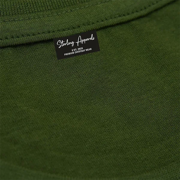 Military-Green_Essentials__Cotton_Premium_&_Elegant_Regular_T-Shirt_For_Unisex