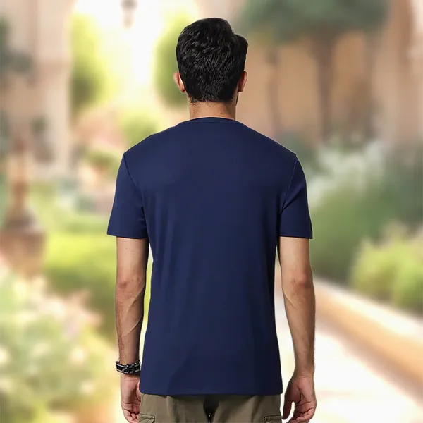 Navy-Blue_Essentials_Cotton_Premium_&_Elegant_Regular_T-Shirt_For_Unisex