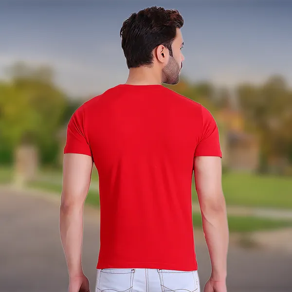 Red_Essentials_Cotton_Premium_&_Elegant_Regular_T-Shirt_For_Unisex