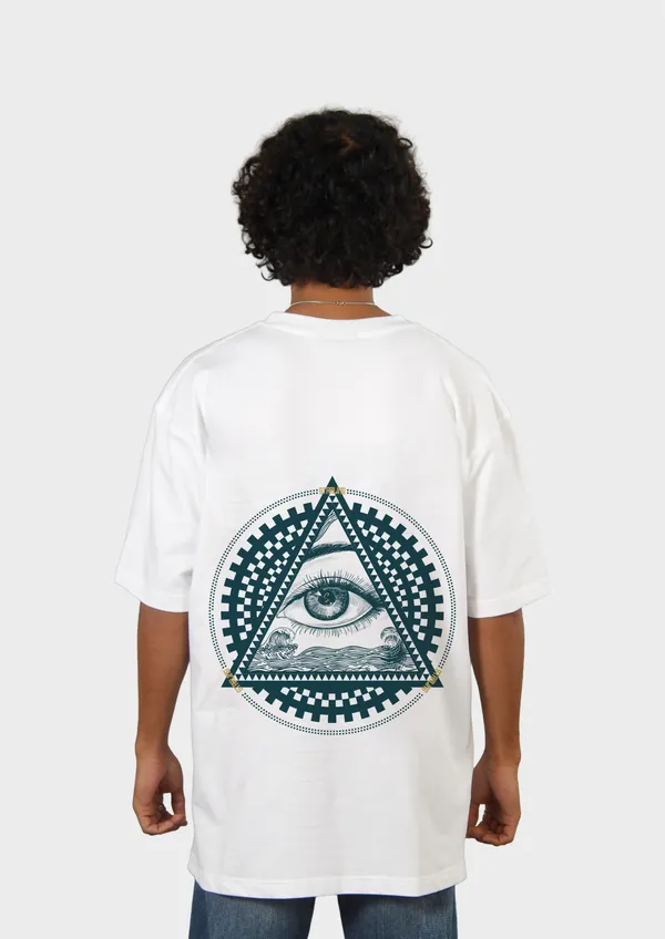 White_Starling_Insight_Cotton_Oversized_T-Shirt_For_Unisex