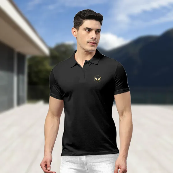 Black_Signature_Cotton_Premium_&_Elegant_Polo_T-Shirt_For_Unisex